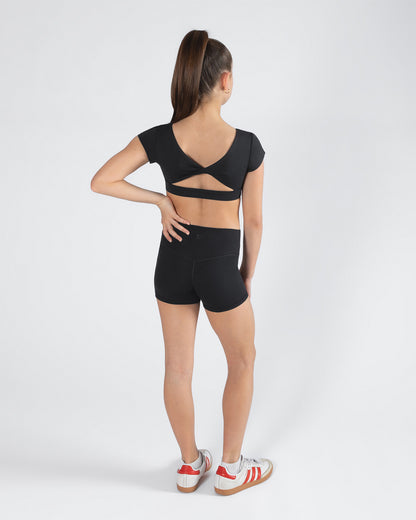 Avery Cap Sleeve Crop Top