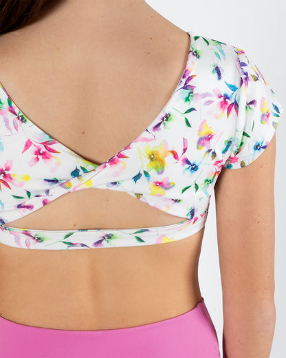 Avery Cap Sleeve Crop Top
