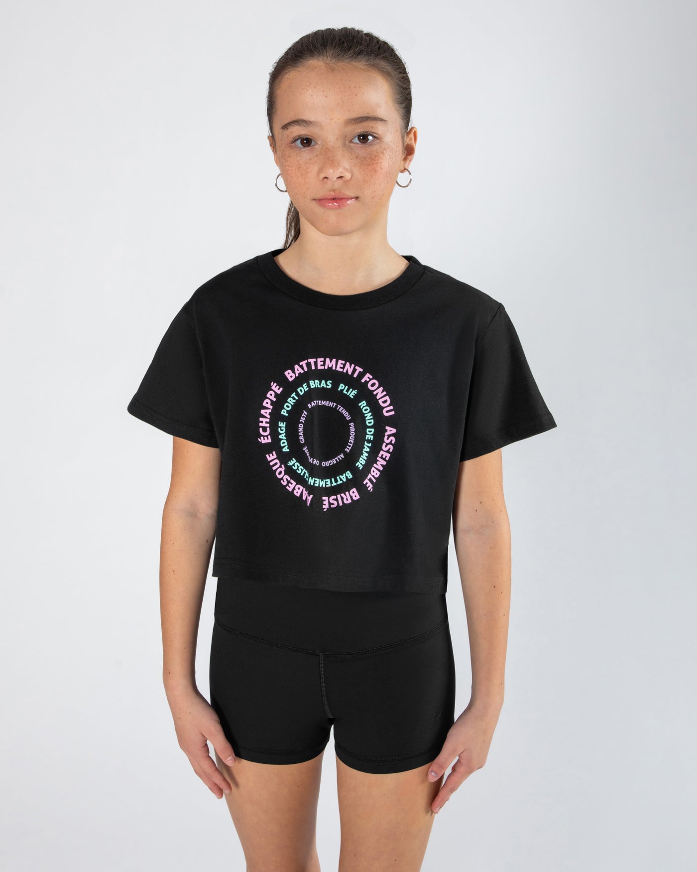 Graphic Parker Cropped Tee