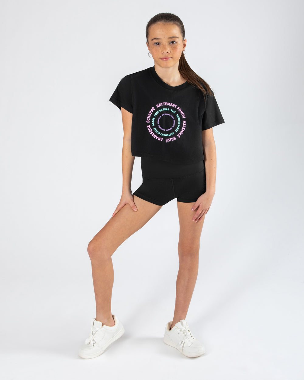 Graphic Parker Cropped Tee