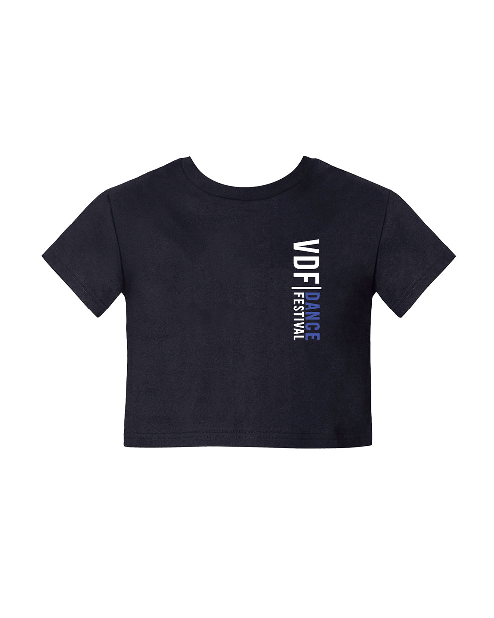 VDF 2026 - Black Cropped Tee